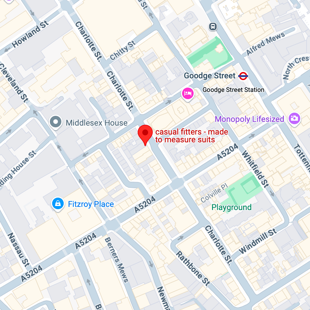 Map for Charlotte St