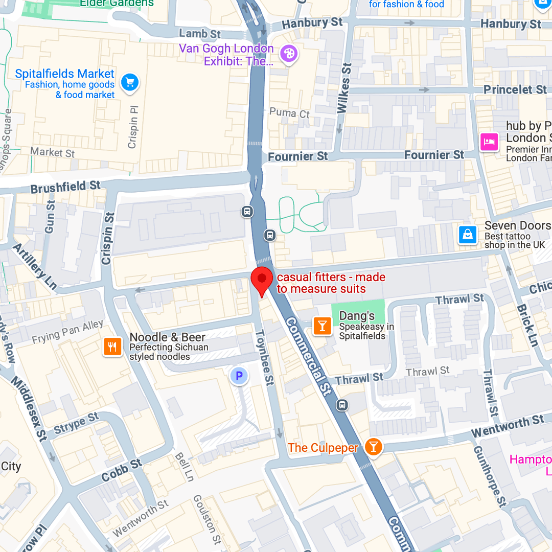 Map for Spitalfields